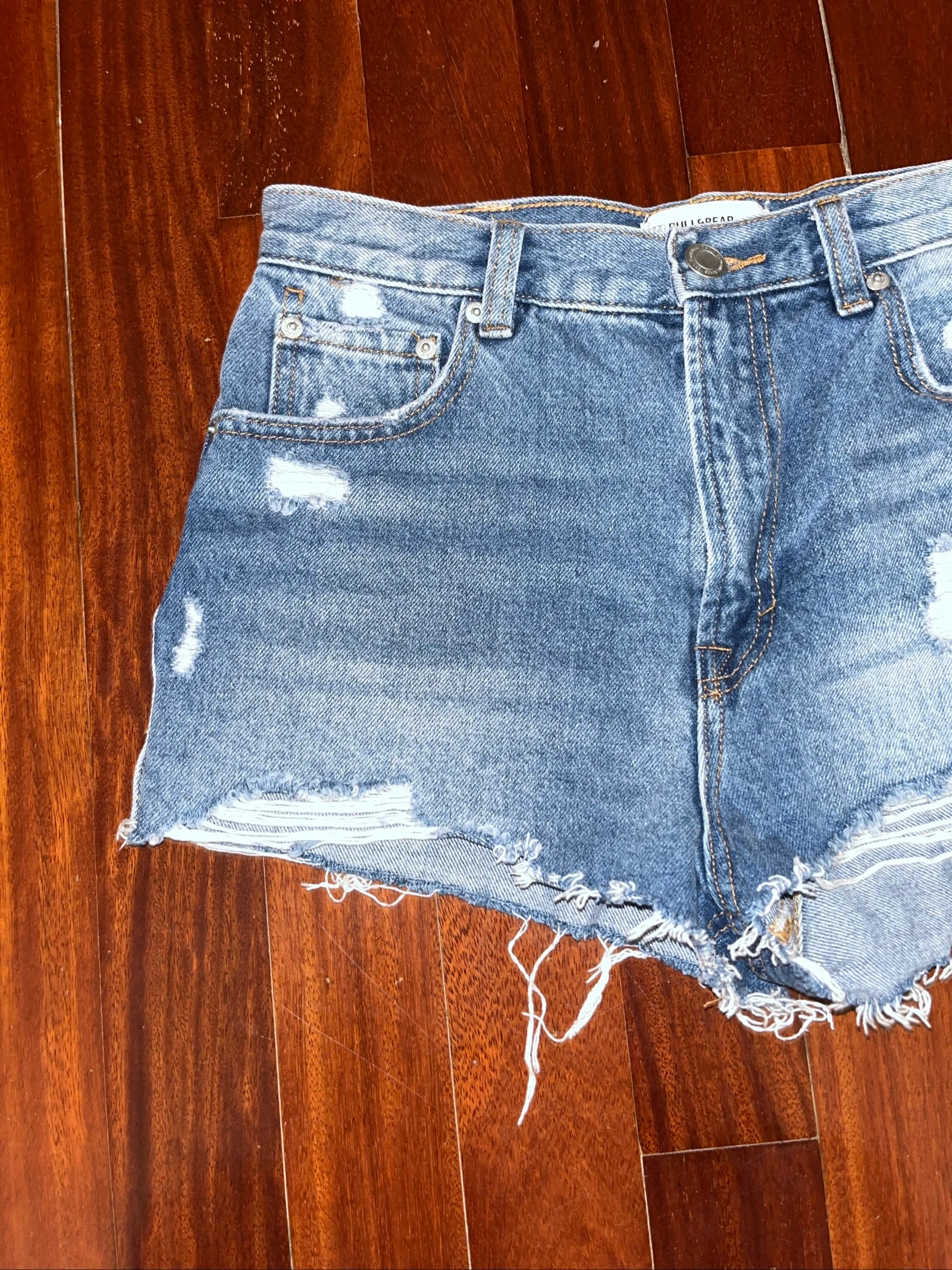 pantalon court bleu – photo 2